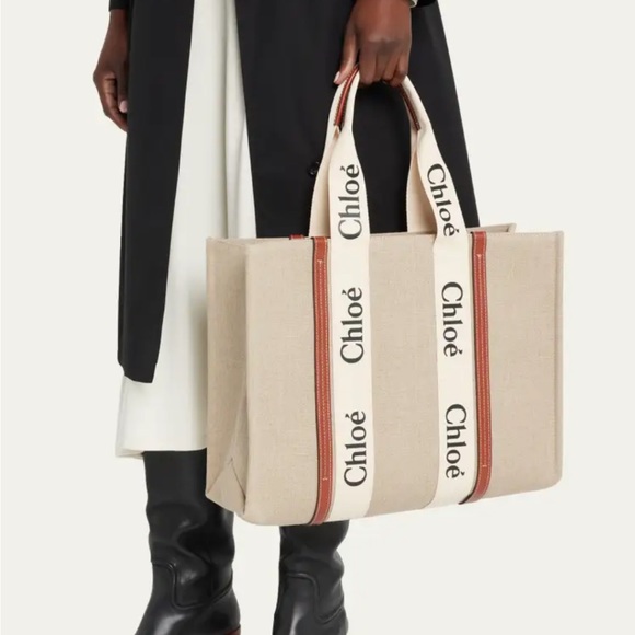 Chloe large Woody Tote - Picture 2 of 5